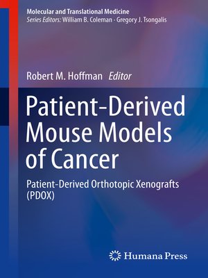 cover image of Patient-Derived Mouse Models of Cancer